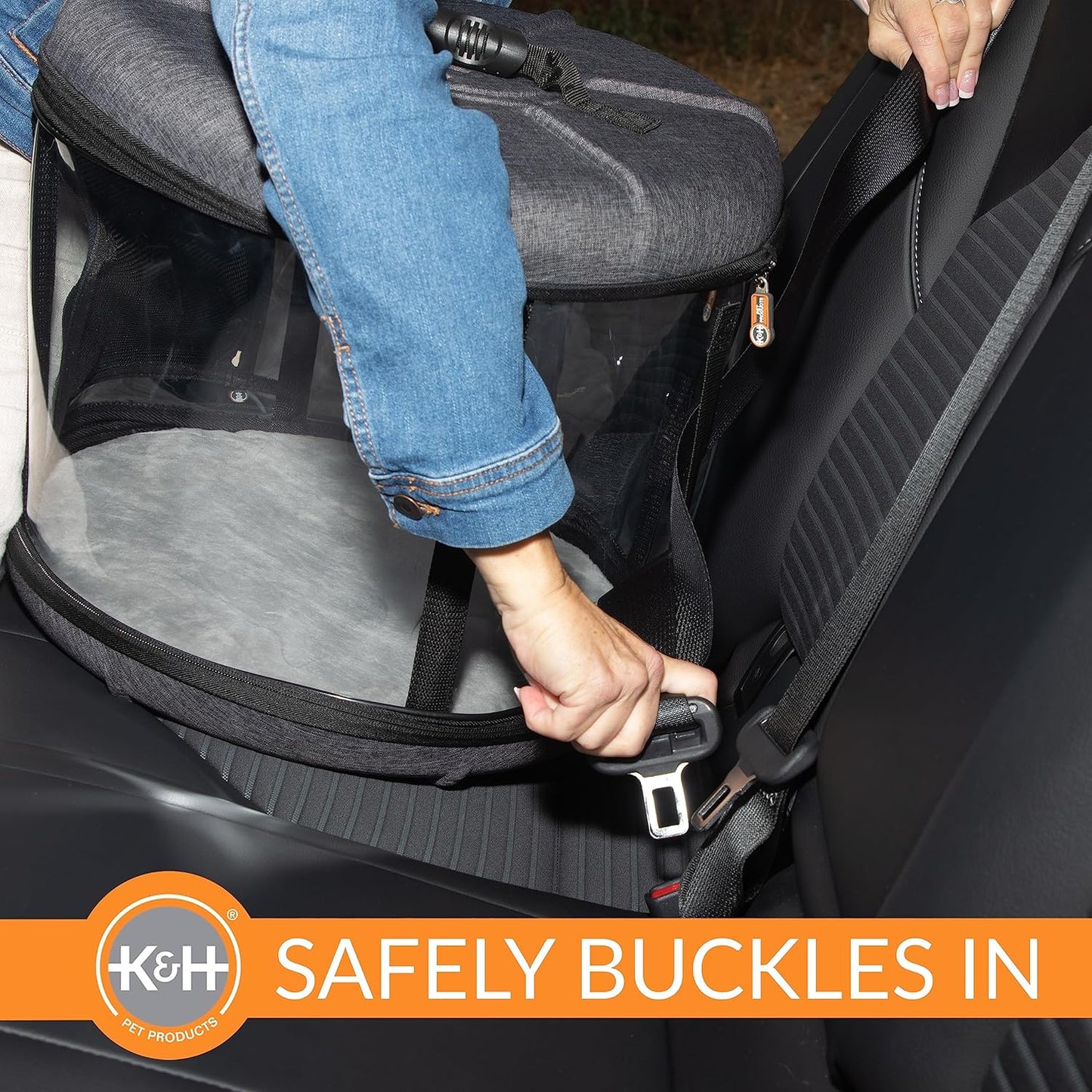 Mod Capsule Soft-Sided Pet Carrier for Cats Clear 17 X 17 X 15.5 Inches