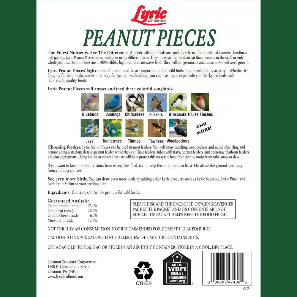 15 Lbs. Peanut Pieces Wild Bird Food