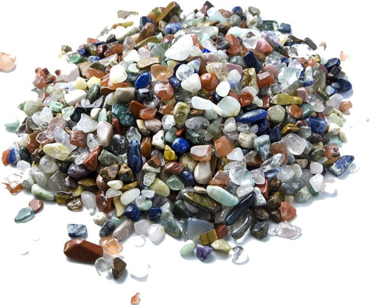7-12 Mm Mixed Pea Gravel - River Natural Stones Crystals Home Decor - Polished Stones Random Shape - Fish Aquarium Tank Plants Vases (1Lb/Bag) (Mixed Color)