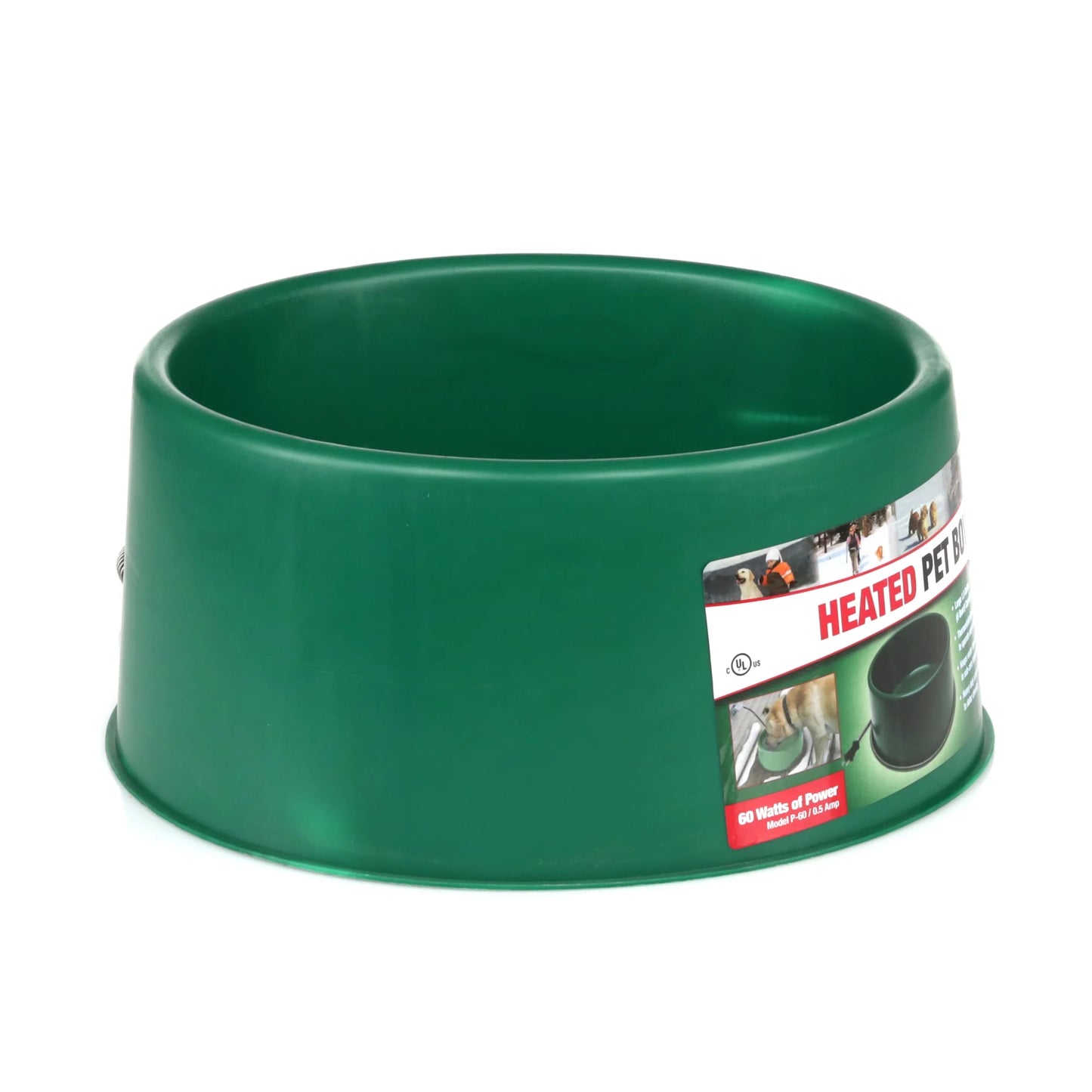 1.5 Gallon Electric Heated Pet Water Bowl, 60W, (2 Pack)