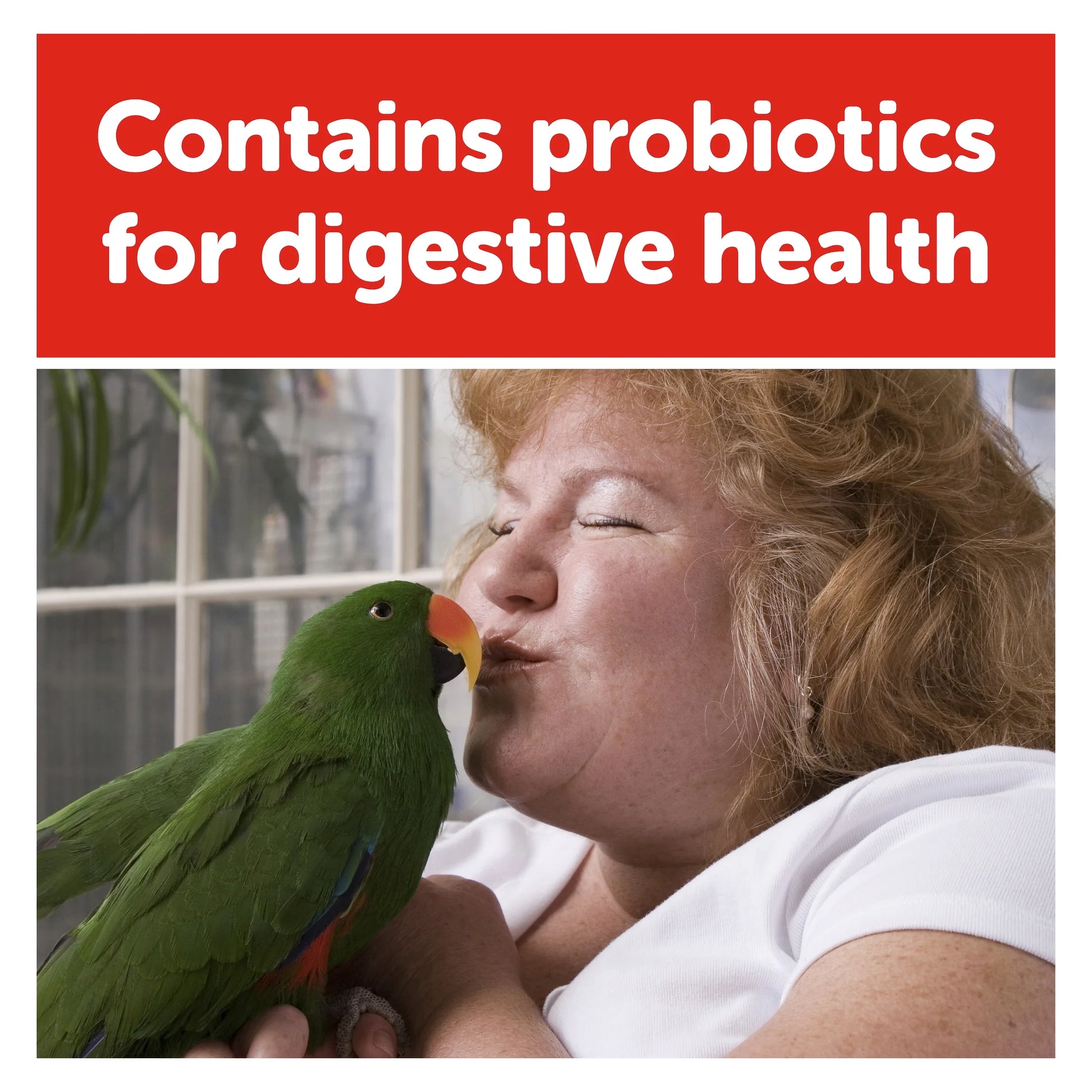 Natural Premium Parrot Food, with Fortified Pellets, 3 Lbs