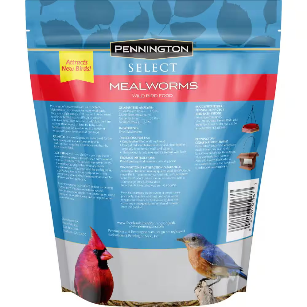 Select 17.6 Oz. Mealworms Wild Bird Food