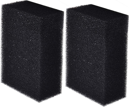 Filter Foam Sponges, Bio Sponge Filter Media Pad, Cut-To-Size Foam for Aquarium Fish Tank (7.5" X 4.7" X 2.75" (2Pcs))