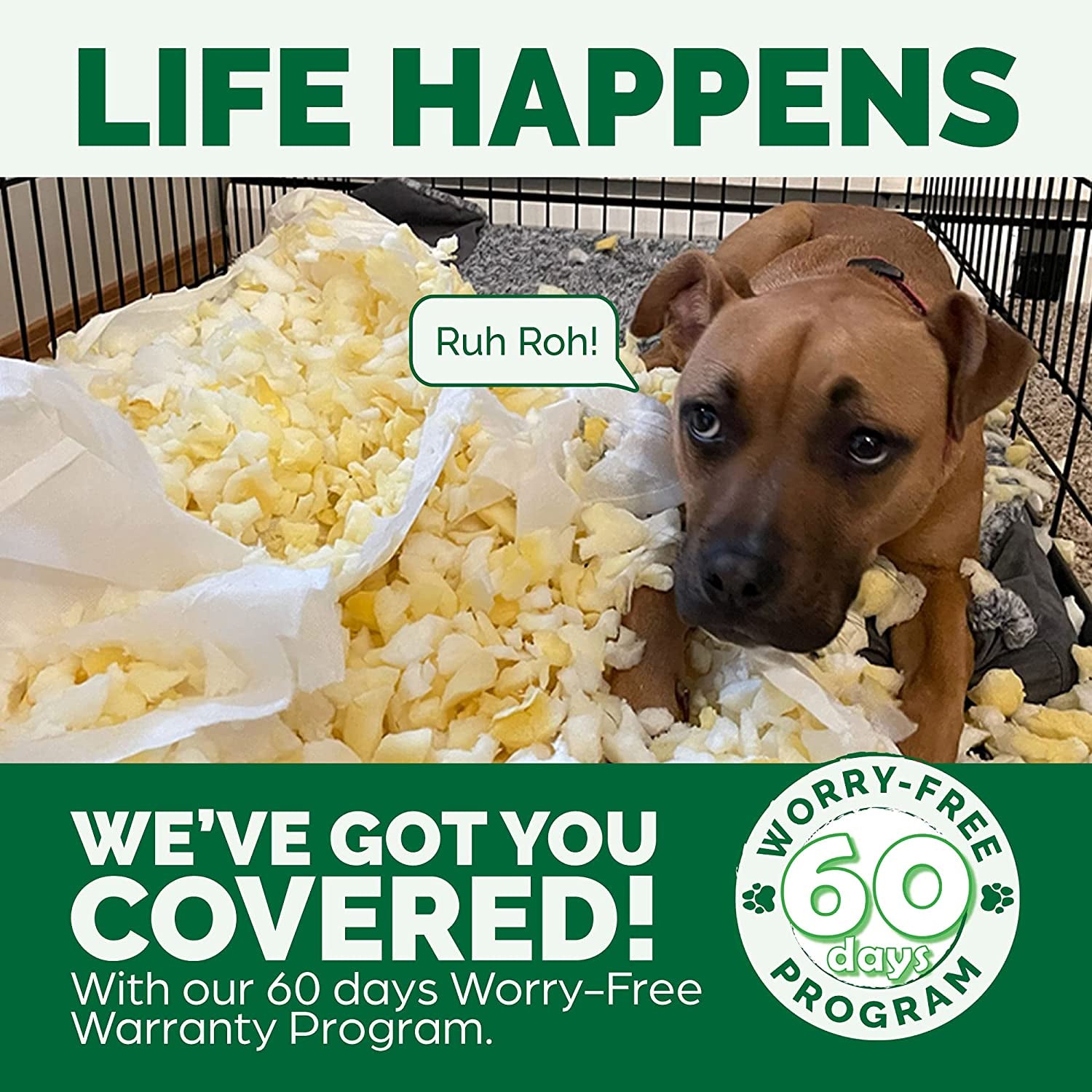 Quilted Sofa-Style Cooling Gel Foam Dog Bed - Toasted Brown, Small