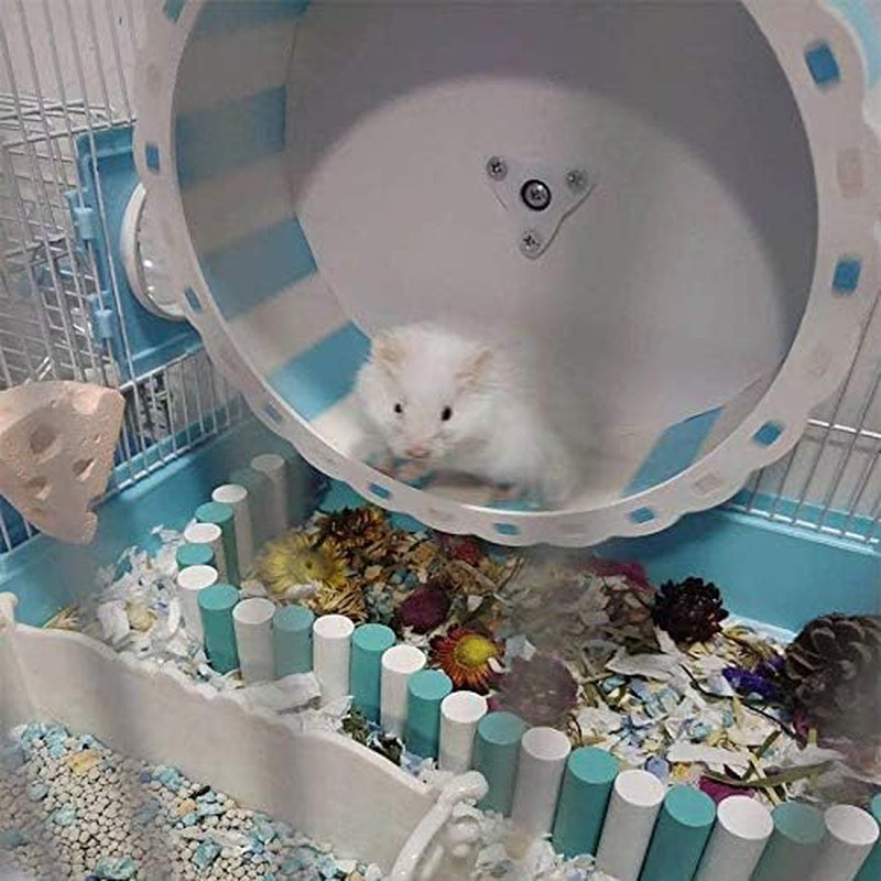 6.7 Inches Silent Hamster Wheel, Silent Spinner,Quiet Hamster Wheel, Adjustable Stand Silent Spinner Hamster Wheel for Hamsters, Gerbils, Mice,Small Pet