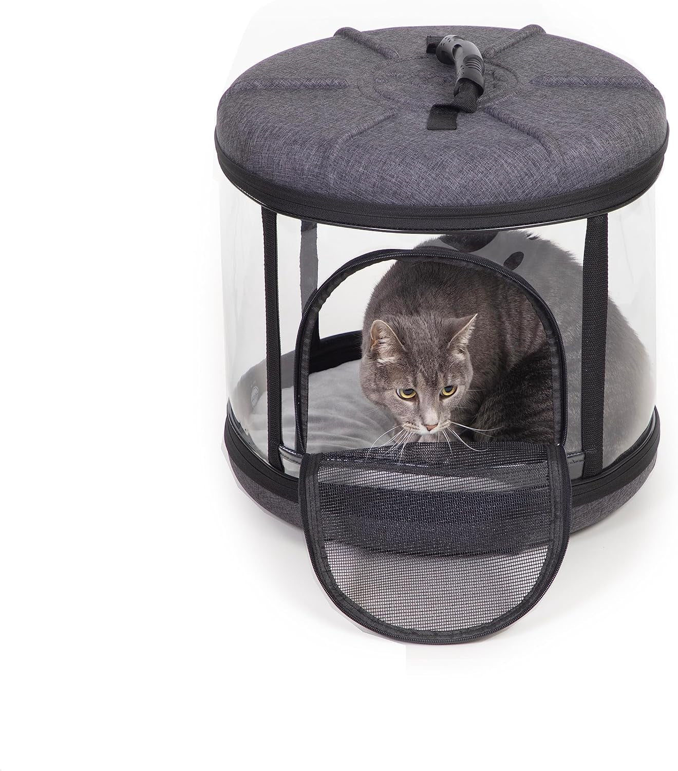 Mod Capsule Soft-Sided Pet Carrier for Cats Clear 17 X 17 X 15.5 Inches