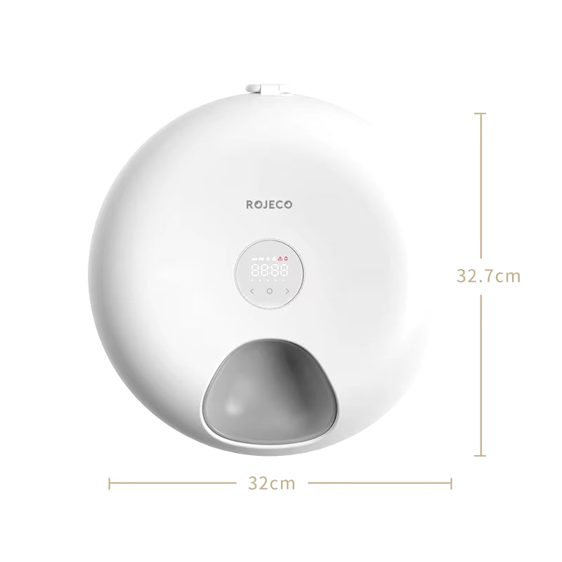 6 Meals Automatic Pet Feeder Smart Cat Food Dispenser for Wet & Dry Food Kibble Dispenser Accessories Auto Feeder for Cat