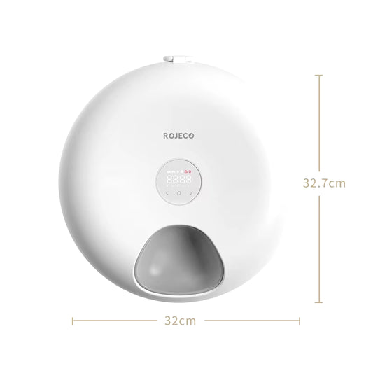 6 Meals Automatic Pet Feeder Smart Cat Food Dispenser for Wet & Dry Food Kibble Dispenser Accessories Auto Feeder for Cat