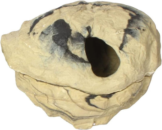 Reptile Hides and Caves Snake Hides Cave Tank Accessories Décor Hideouts Lizard Hideout for Amphibian Small Ball Pythons Corn Snake Geckos (L)