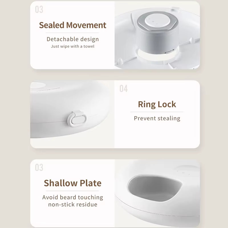 6 Meals Automatic Pet Feeder Smart Cat Food Dispenser for Wet & Dry Food Kibble Dispenser Accessories Auto Feeder for Cat