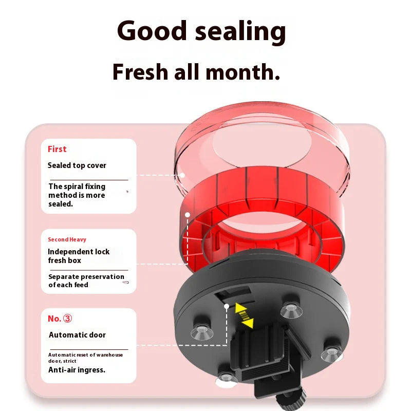 Automated Aquarium Feeder Schedule for Fish Food