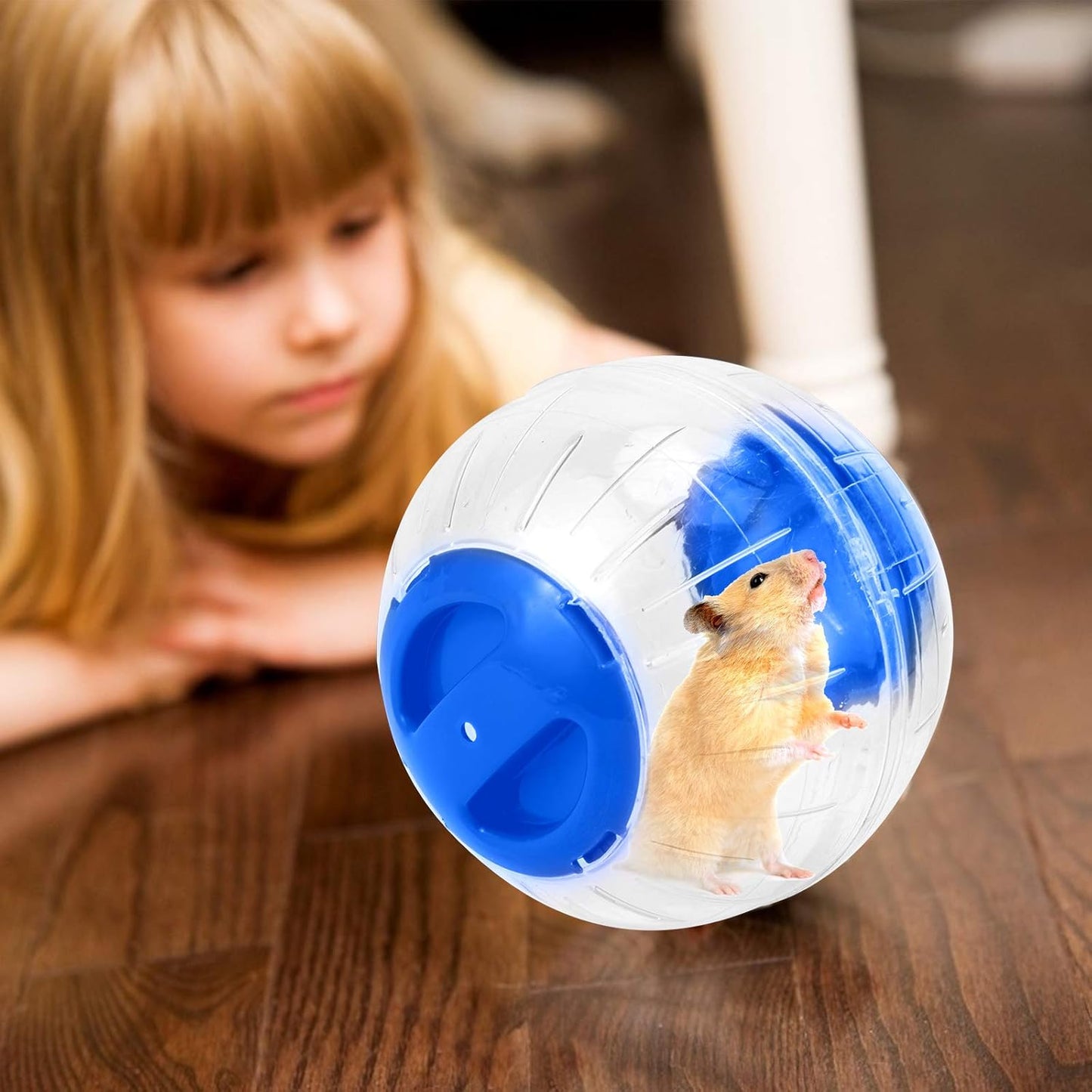 Hamster Exercise Ball Mini Fashion Plastic Running Toy Small Pet Jogging Training Activity Ball Toy for Hamster Gerbil…