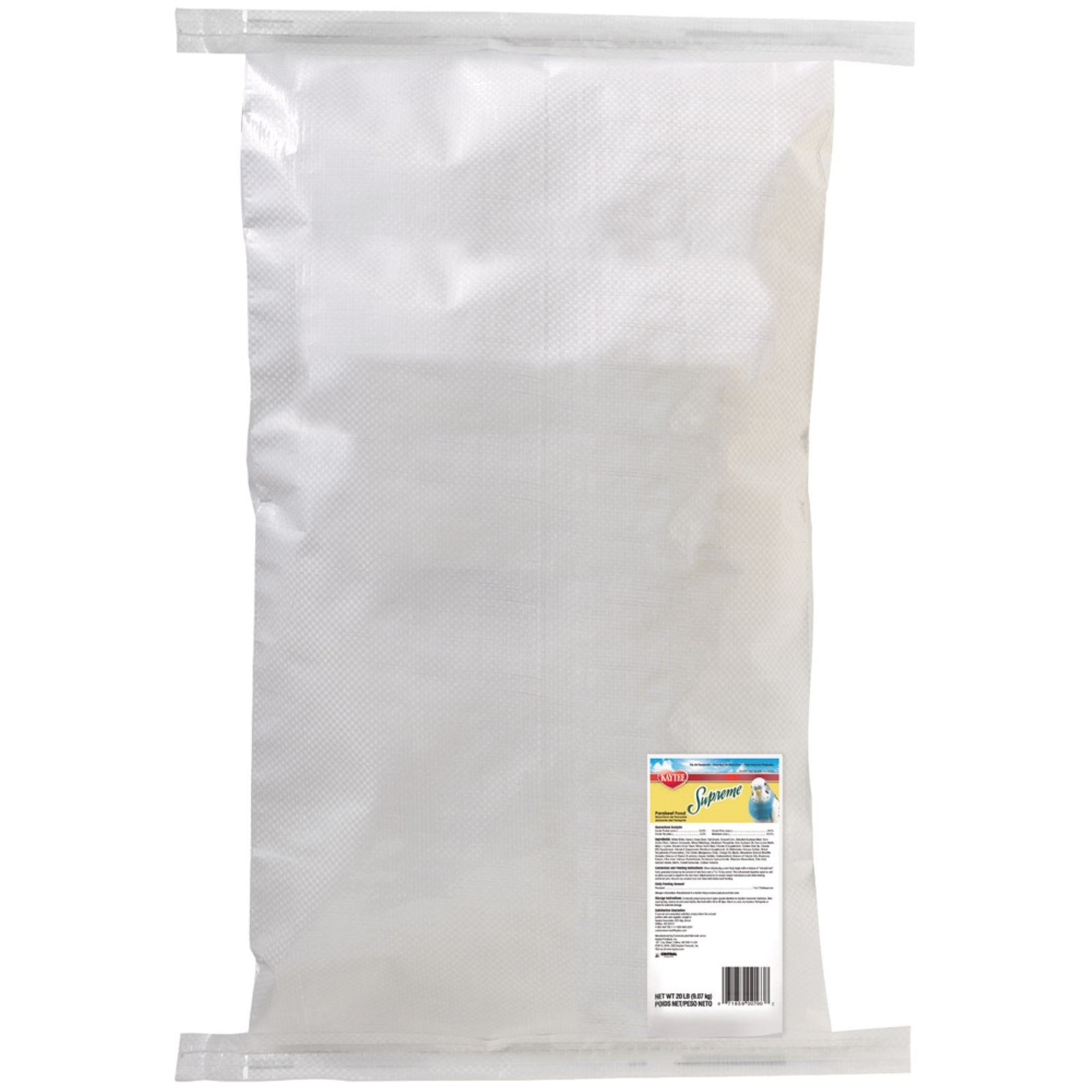 Kaytee Supreme Parakeet Food, 20Lb