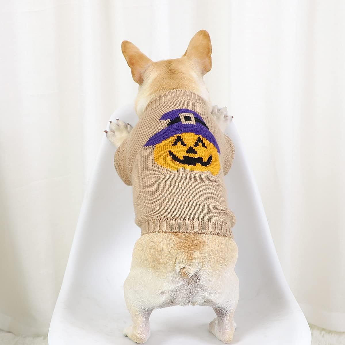 Sweaters Dog Winter Warm Clothes - Halloween Dog Sweater Soft Comfortable Pet Clothes Holiday Party for Cat and Puppy