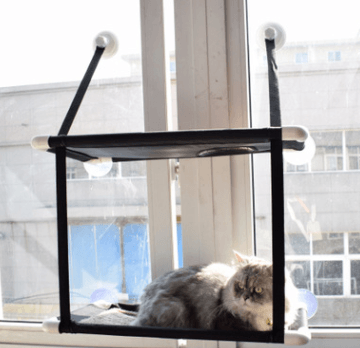 Luxury Cat Haven: The Ultimate Window Sill Cat Hammock-4