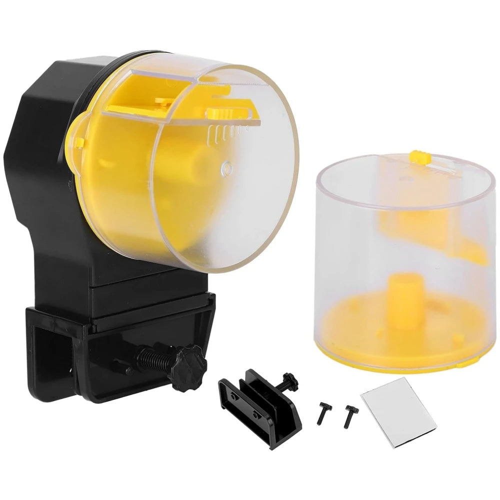 Automatic Fish Tank Feeder Aquarium 12/24 Hours Intelligent Timing Large-Capacity Electric Auto Food Dispenser Goldfish Feeder