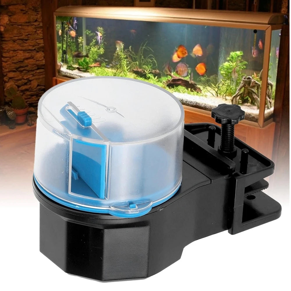 Automatic Fish Tank Feeder Aquarium 12/24 Hours Intelligent Timing Large-Capacity Electric Auto Food Dispenser Goldfish Feeder