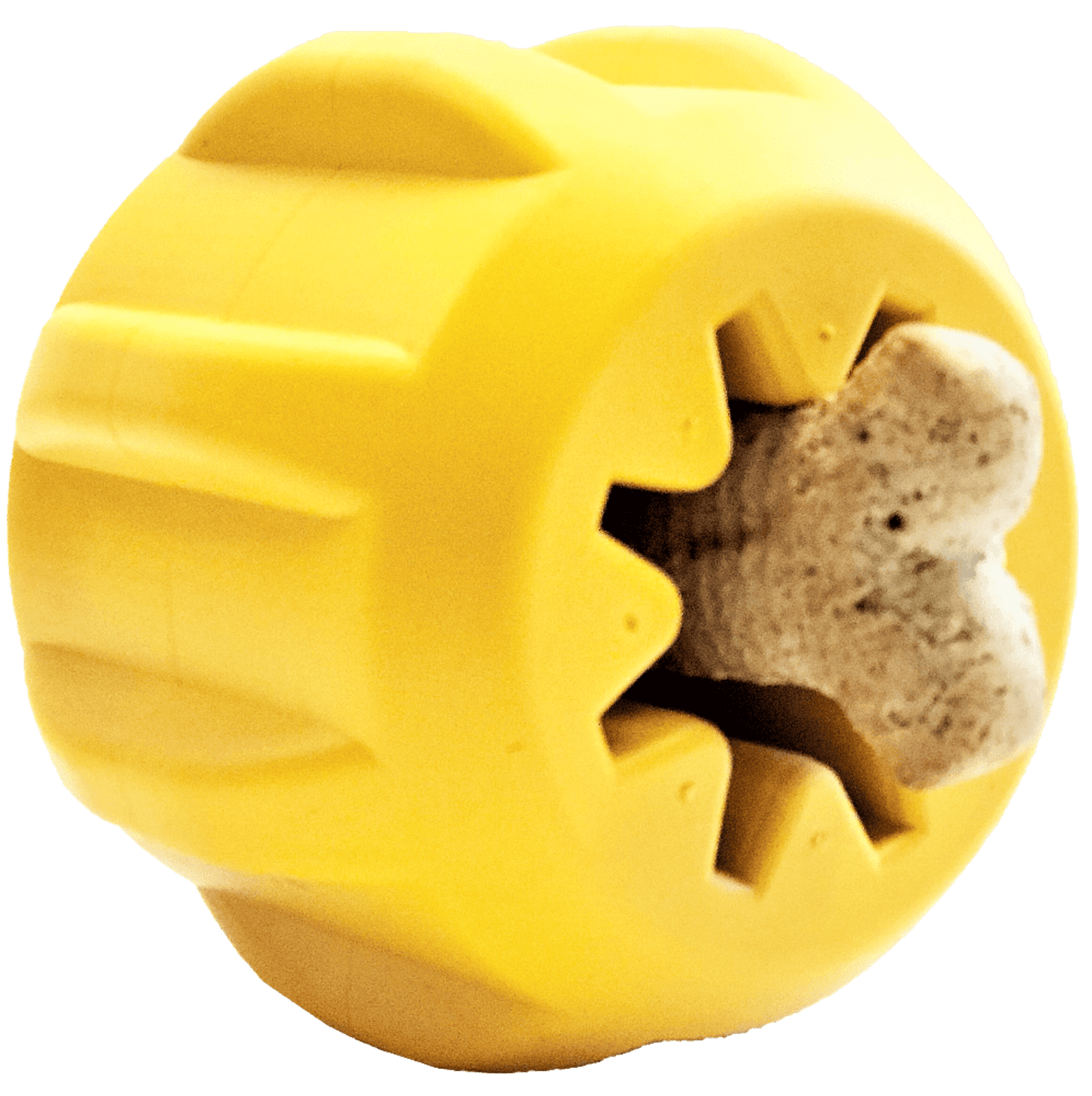 Durable Rubber Chew Toy and Treat Holder for Dogs