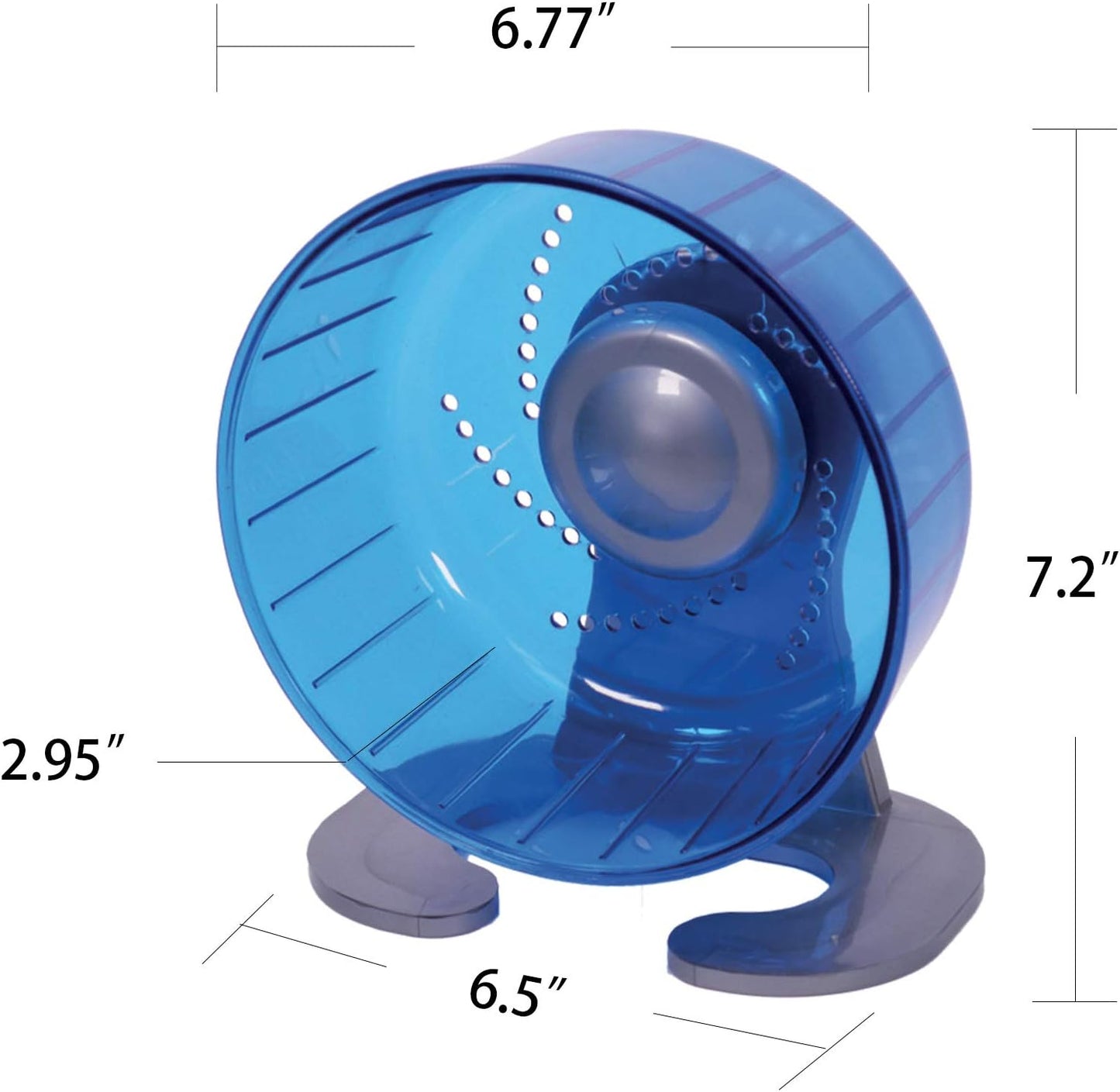 Hamster Exercise Wheel, Silent Spinner Hamster Running Wheels, Diameter 6.7 Inch, Blue
