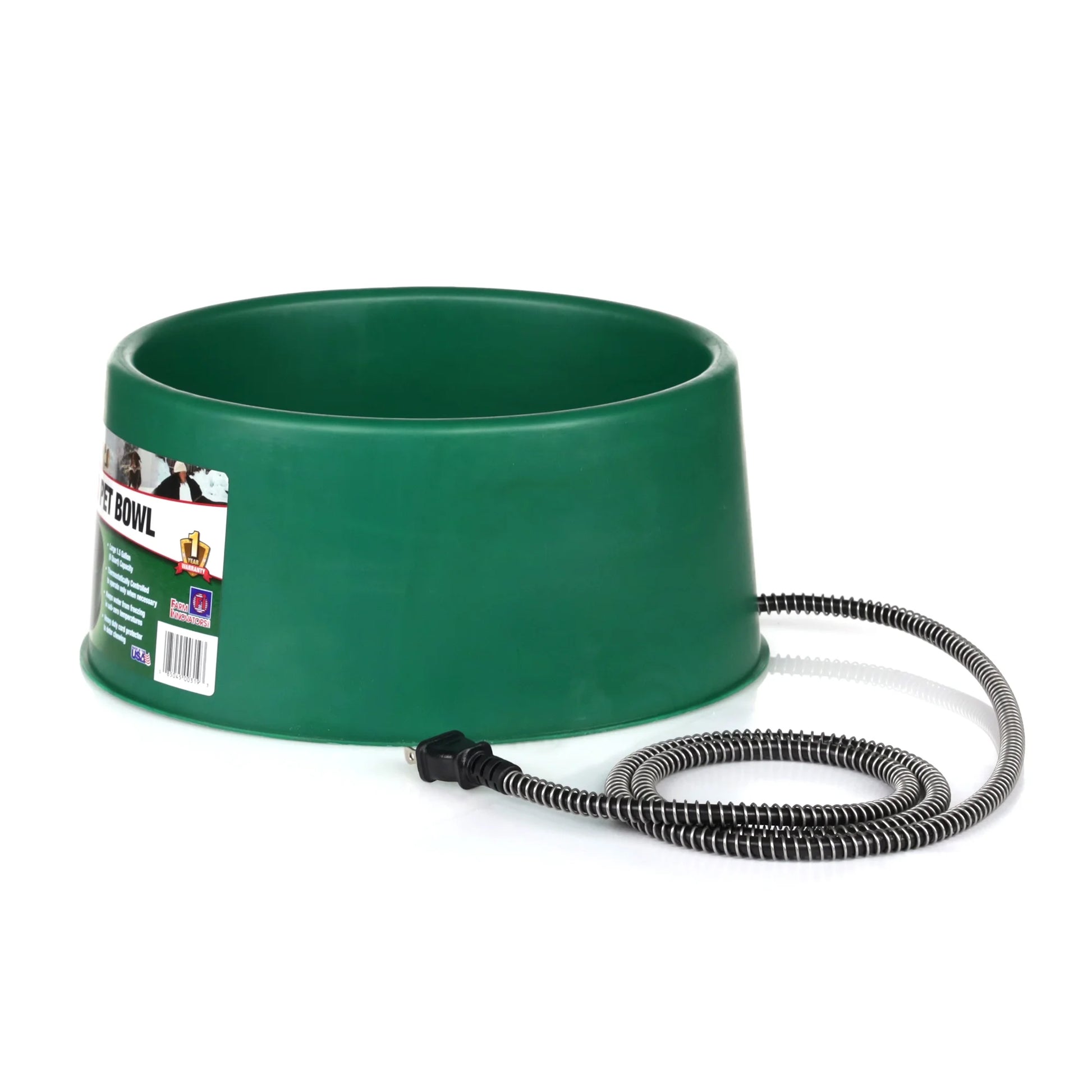 1.5 Gallon Electric Heated Pet Water Bowl, 60W, (2 Pack)